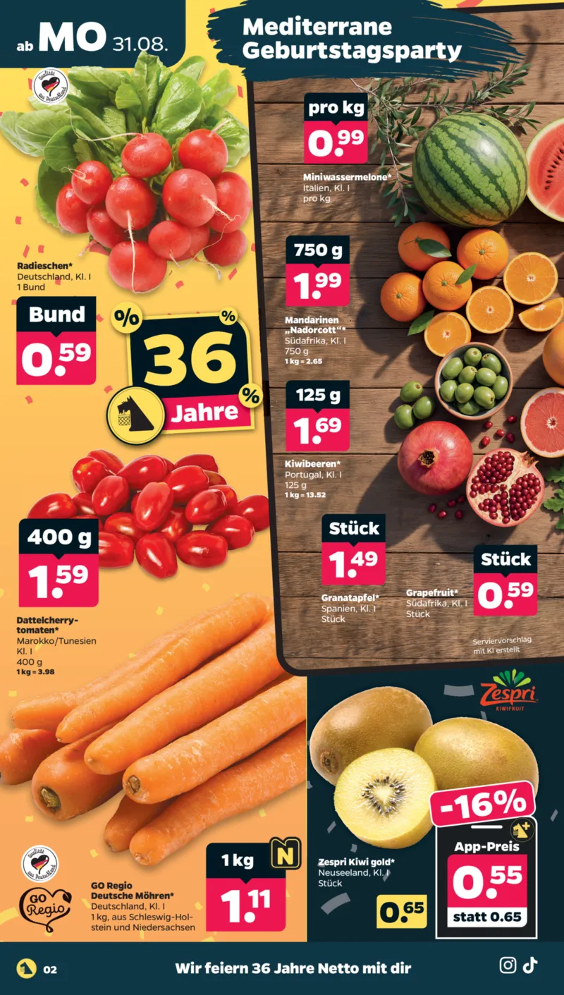 NETTO Supermarkt Prospekt vom 31.08.2026, Seite 2