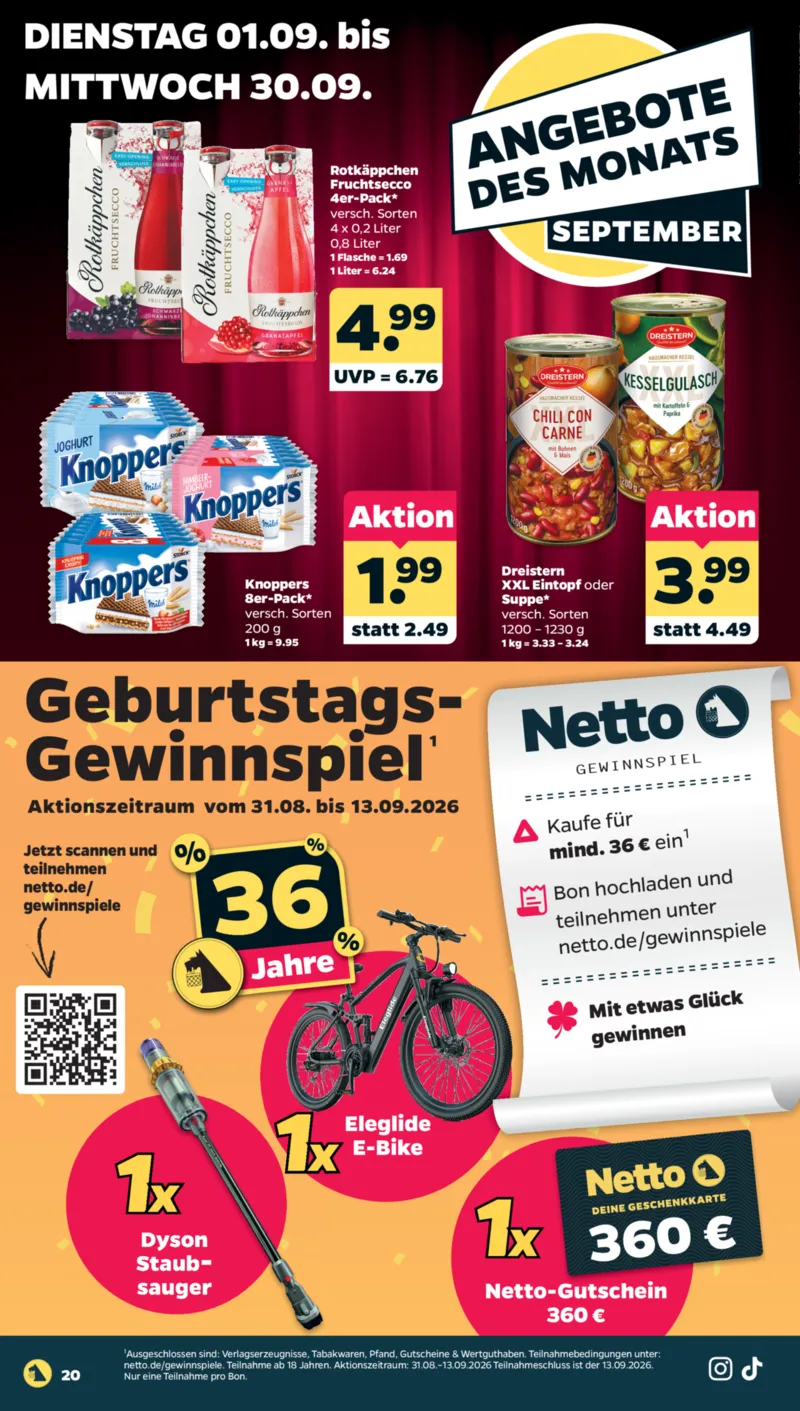 NETTO Supermarkt Prospekt vom 31.08.2026, Seite 22