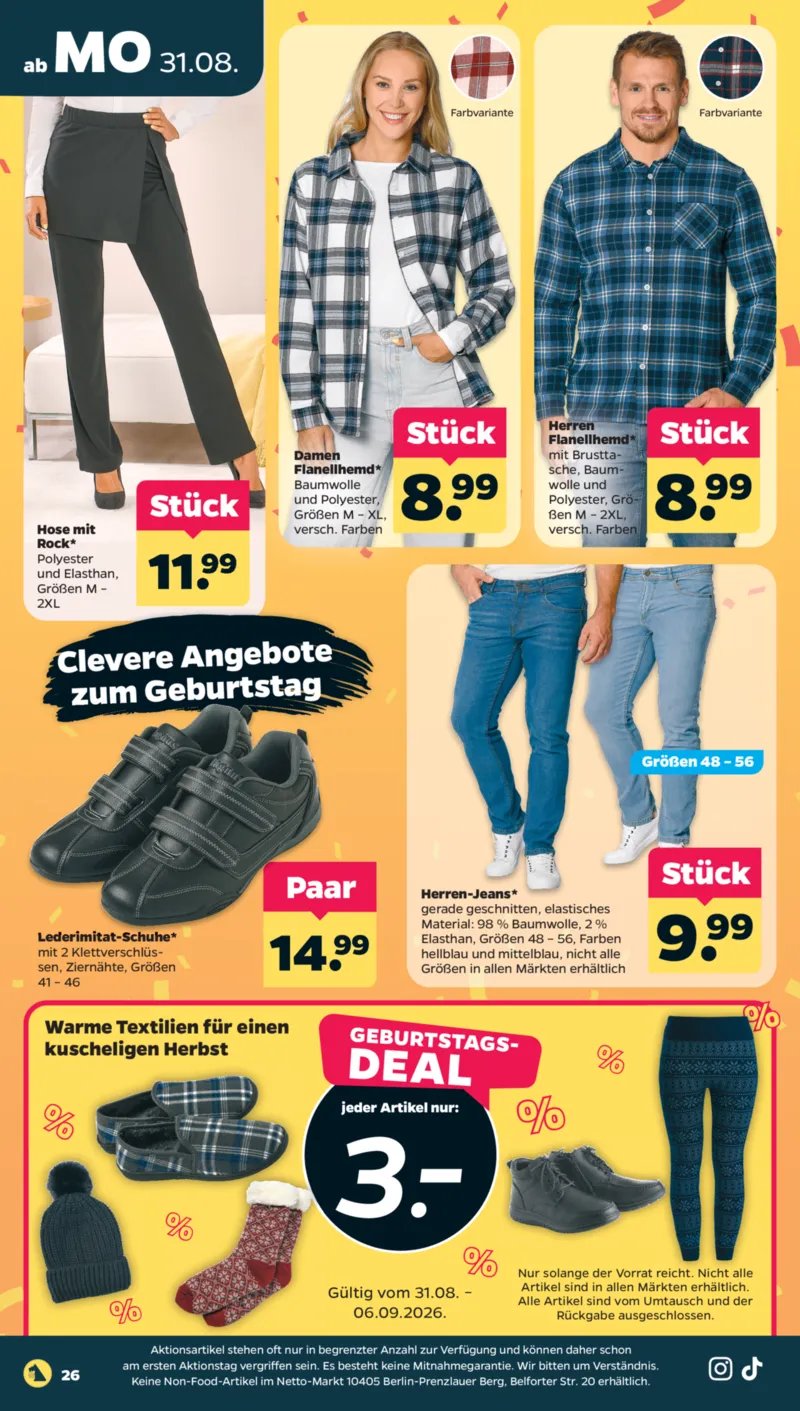 NETTO Supermarkt Prospekt vom 31.08.2026, Seite 28