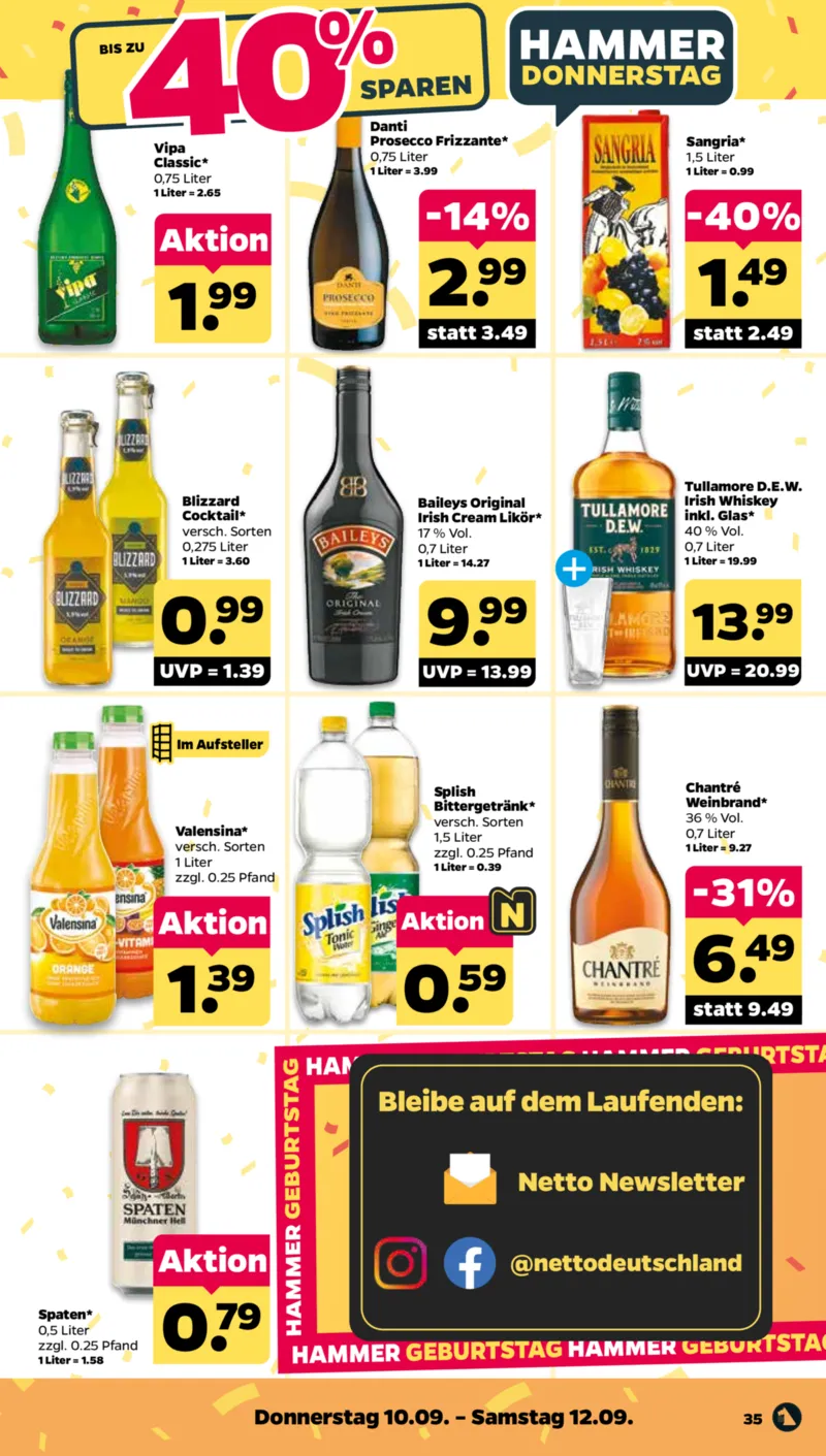 NETTO Supermarkt Prospekt vom 07.09.2026, Seite 39
