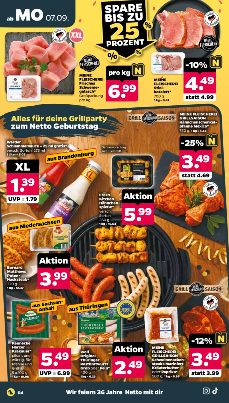 NETTO Supermarkt Prospekt vom 07.09.2026, Seite 4