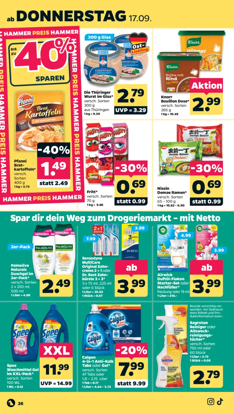 NETTO Supermarkt Prospekt vom 14.09.2026, Seite 30