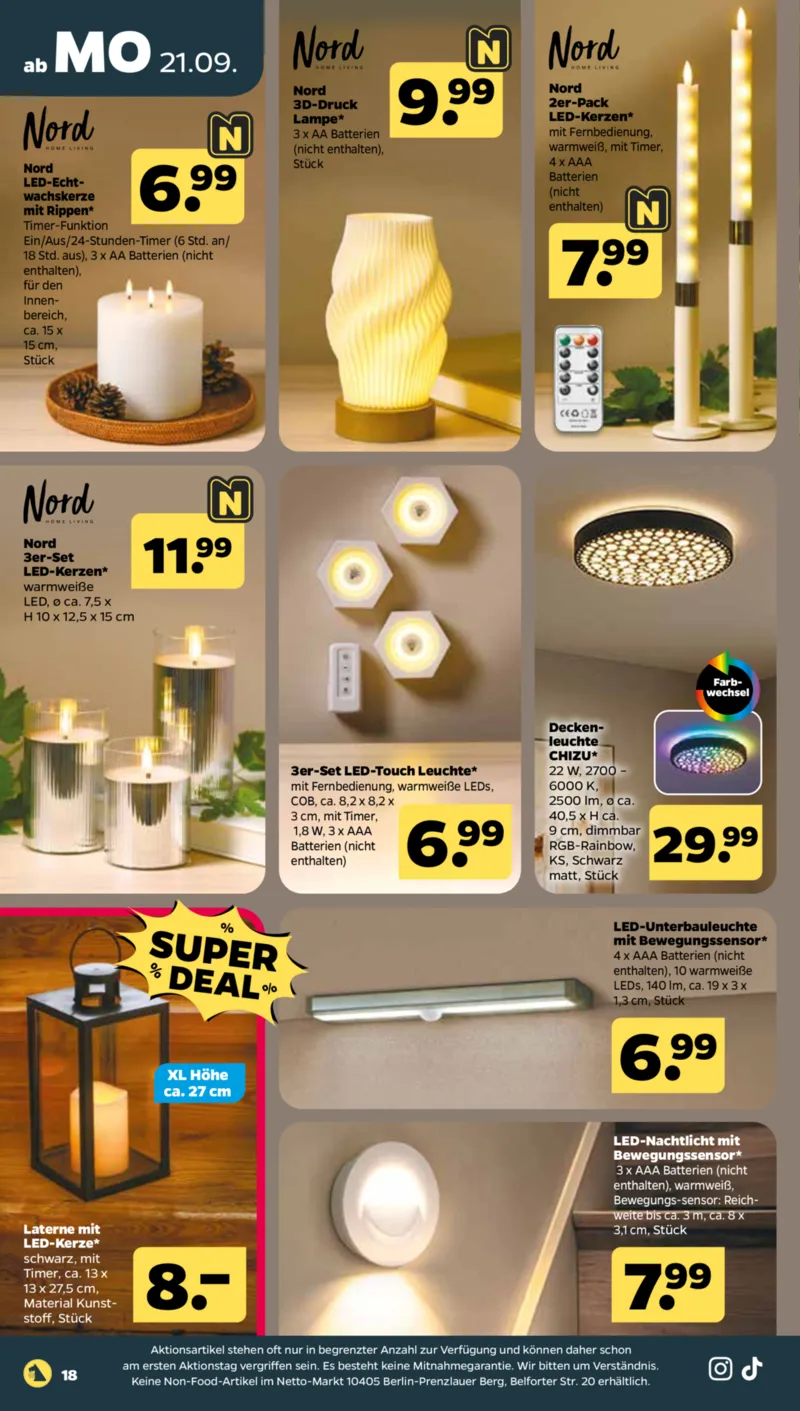NETTO Supermarkt Prospekt vom 21.09.2026, Seite 34