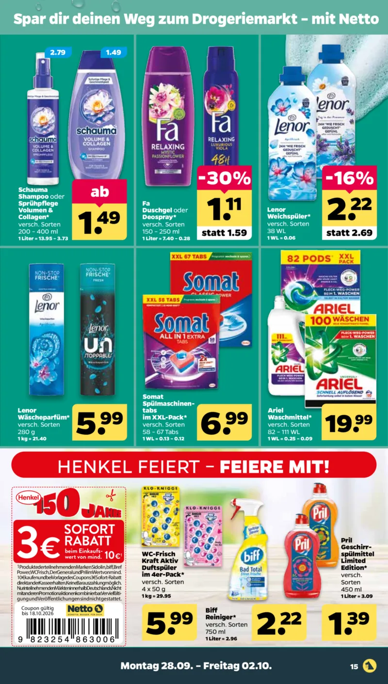 NETTO Supermarkt Prospekt vom 28.09.2026, Seite 37
