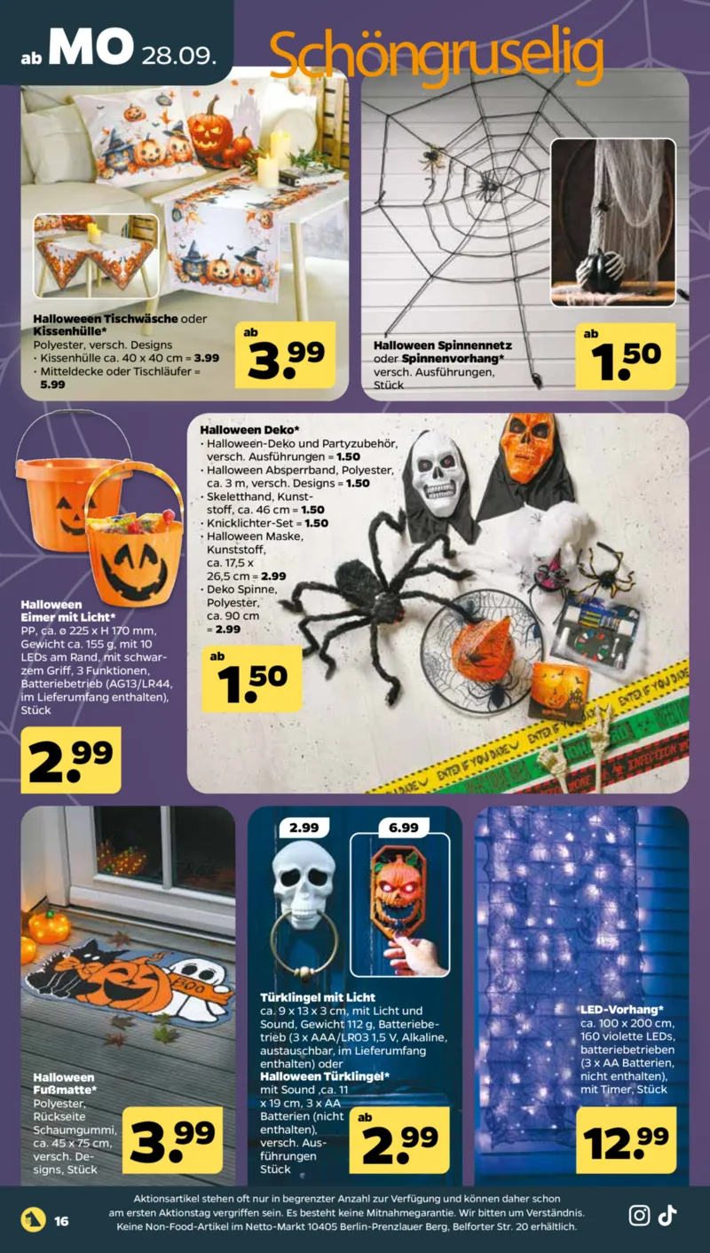 NETTO Supermarkt Prospekt vom 28.09.2026, Seite 38