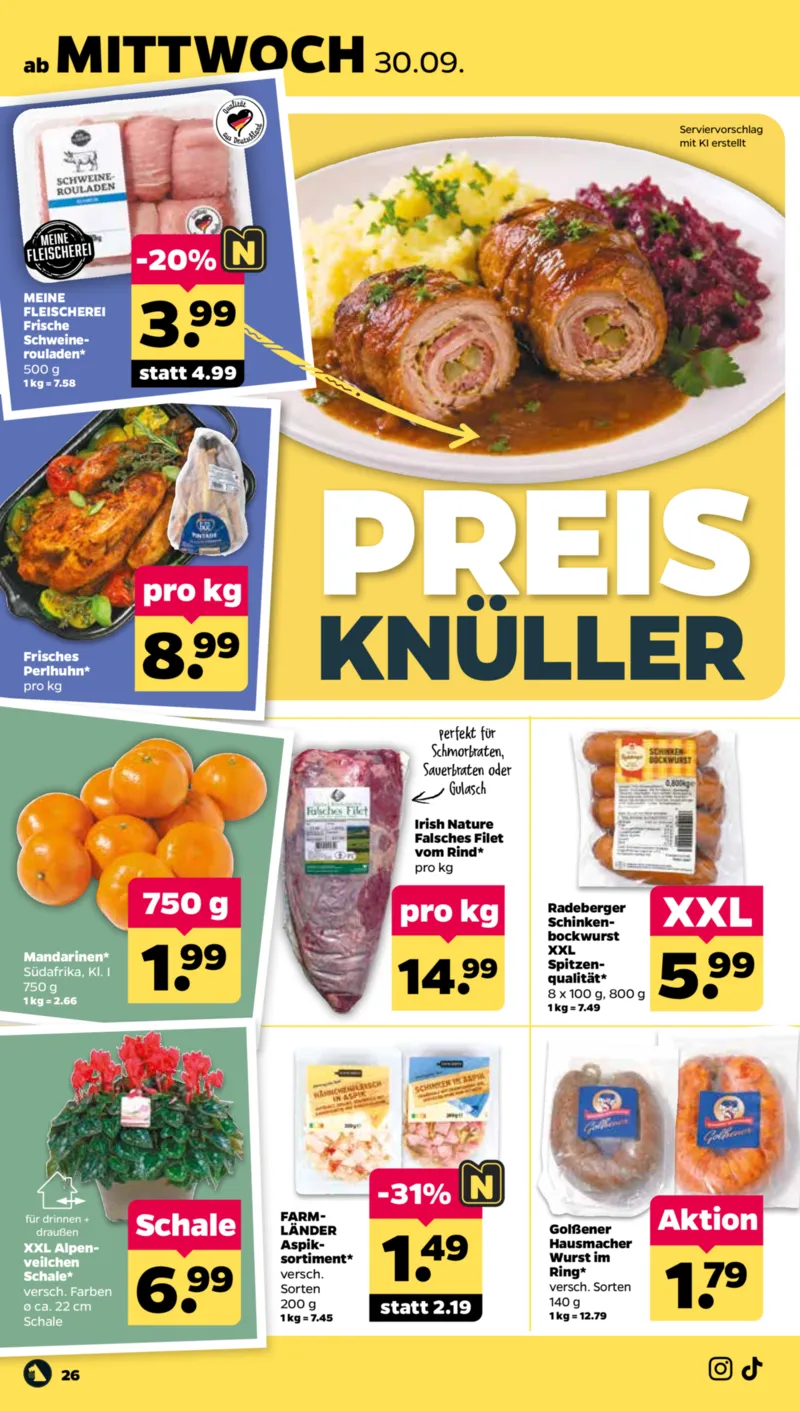 NETTO Supermarkt Prospekt vom 28.09.2026, Seite 60