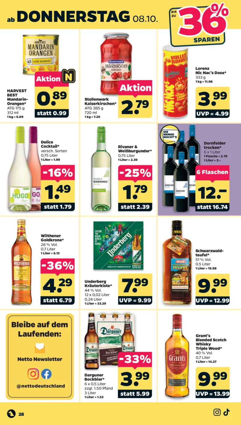 NETTO Supermarkt Prospekt vom 05.10.2026, Seite 34