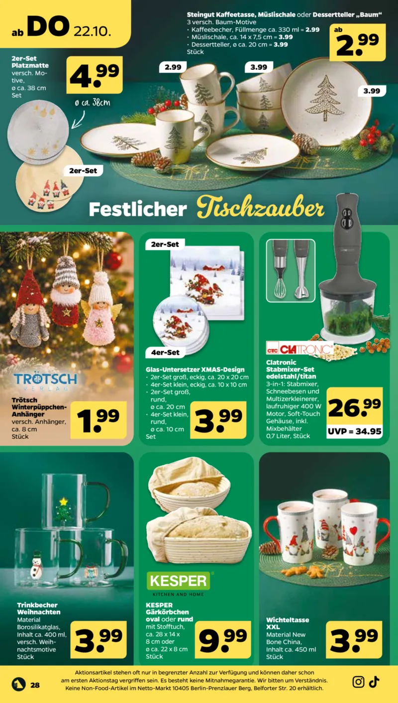 NETTO Supermarkt Prospekt vom 19.10.2026, Seite 34