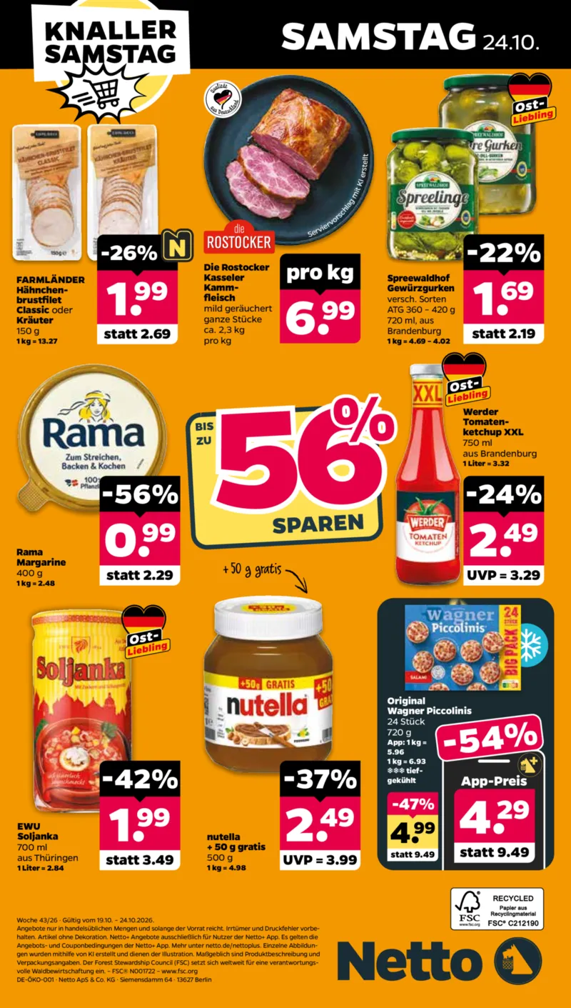 NETTO Supermarkt Prospekt vom 19.10.2026, Seite 44