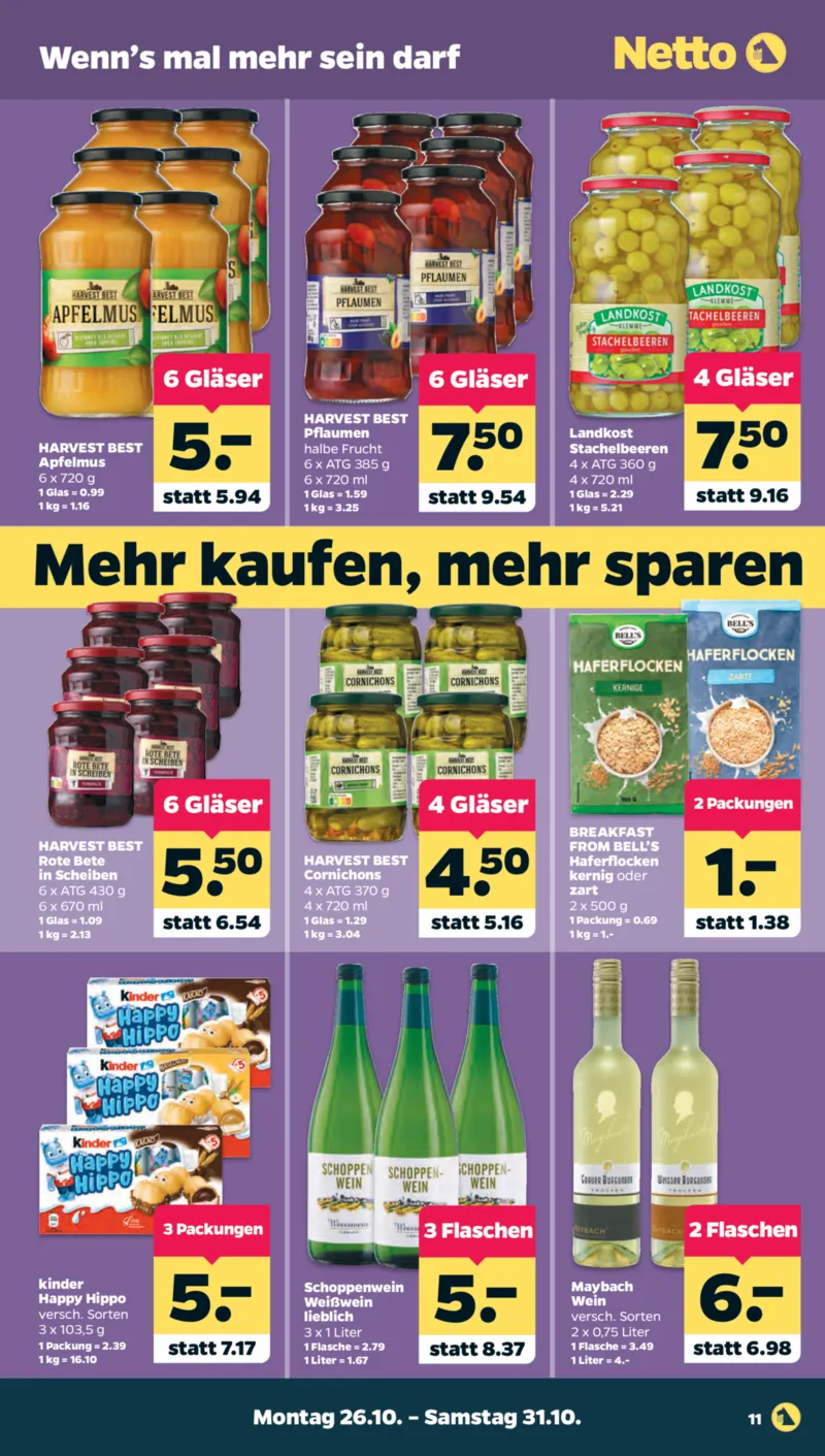 NETTO Supermarkt Prospekt vom 26.10.2026, Seite 15