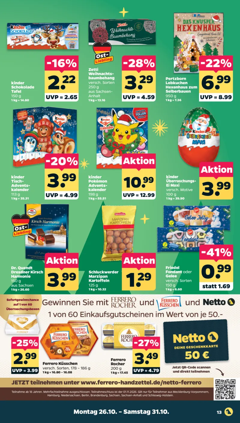 NETTO Supermarkt Prospekt vom 26.10.2026, Seite 17