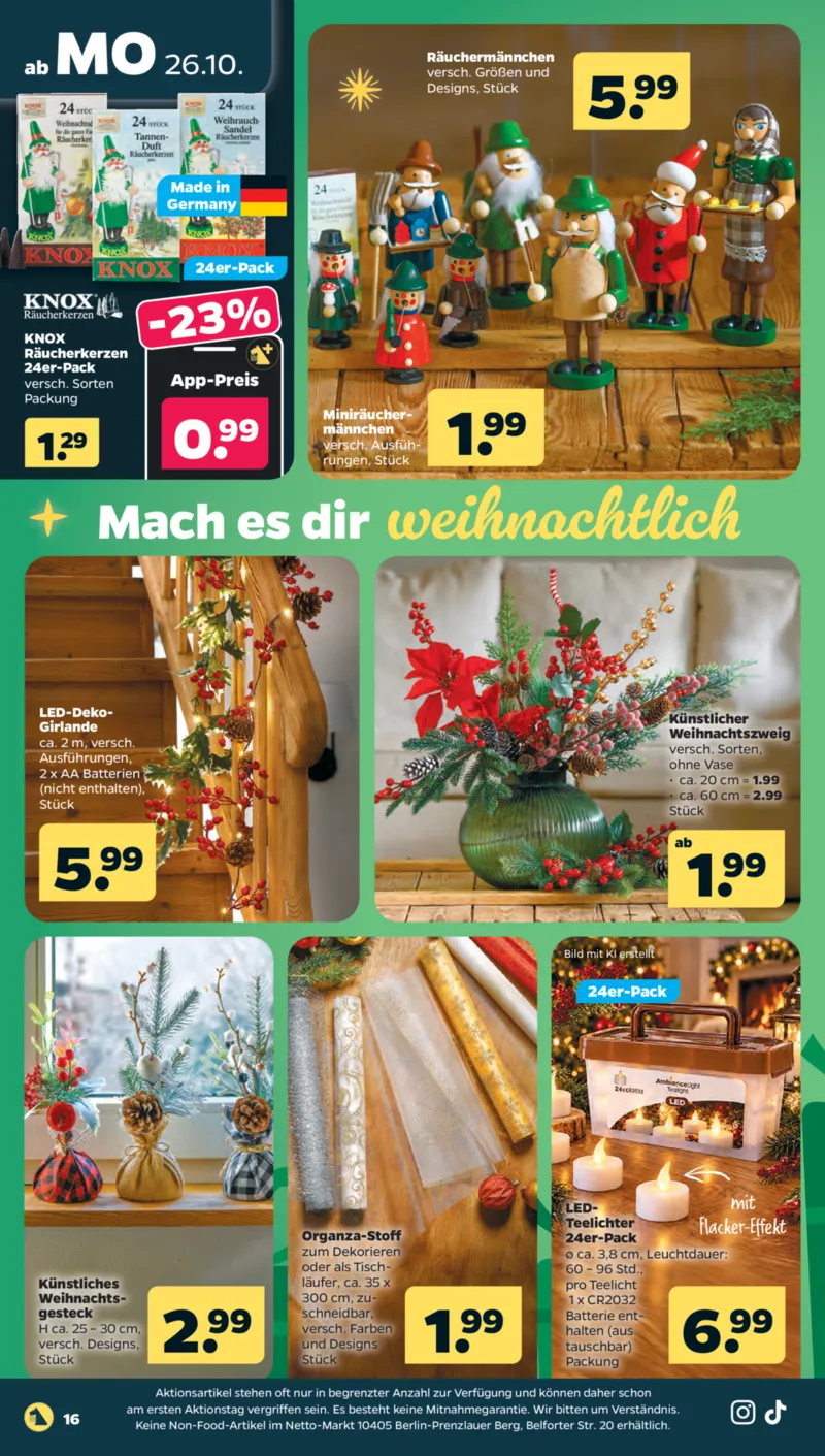 NETTO Supermarkt Prospekt vom 26.10.2026, Seite 20