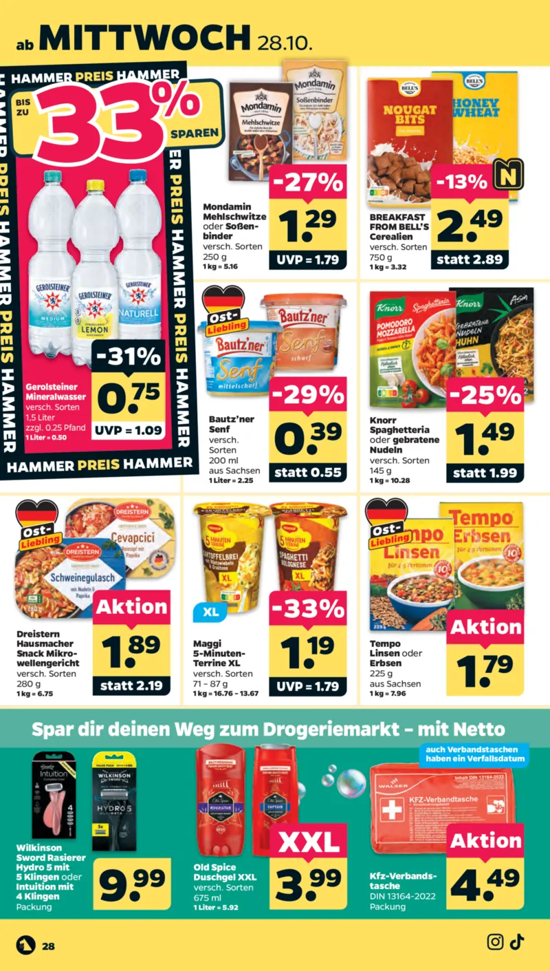 NETTO Supermarkt Prospekt vom 26.10.2026, Seite 34