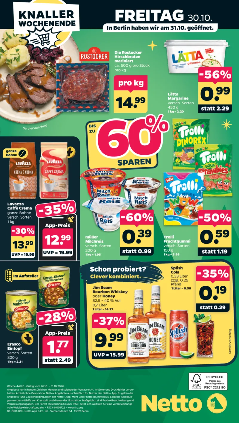 NETTO Supermarkt Prospekt vom 26.10.2026, Seite 38