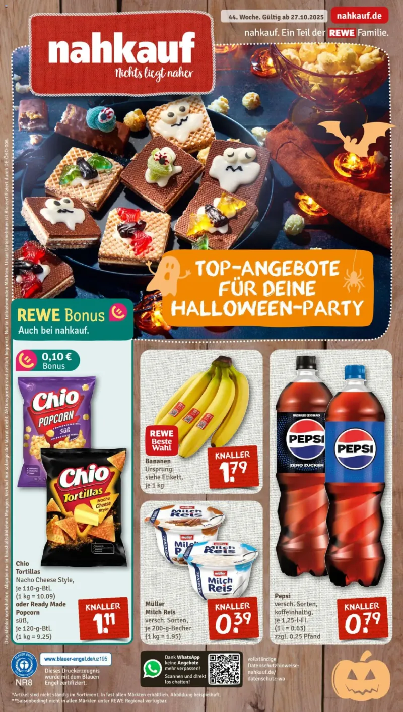 Nahkauf Prospekt vom 27.10.2025, Seite 1