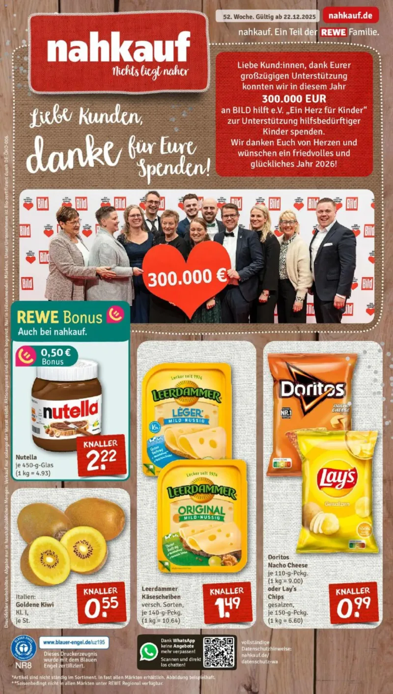 Nahkauf Prospekt vom 22.12.2025, Seite 1