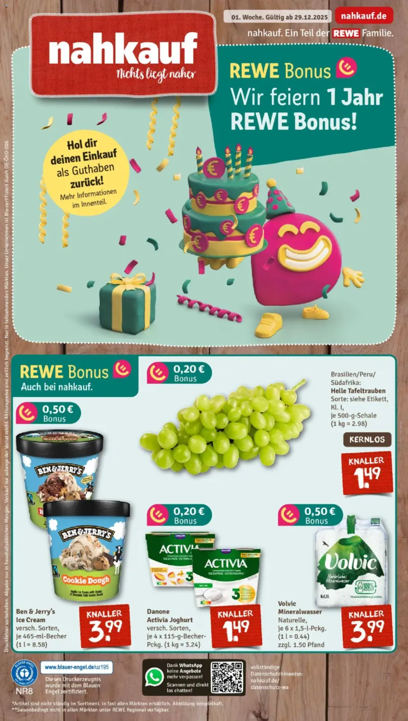 Nahkauf Prospekt vom 29.12.2025, Seite 1