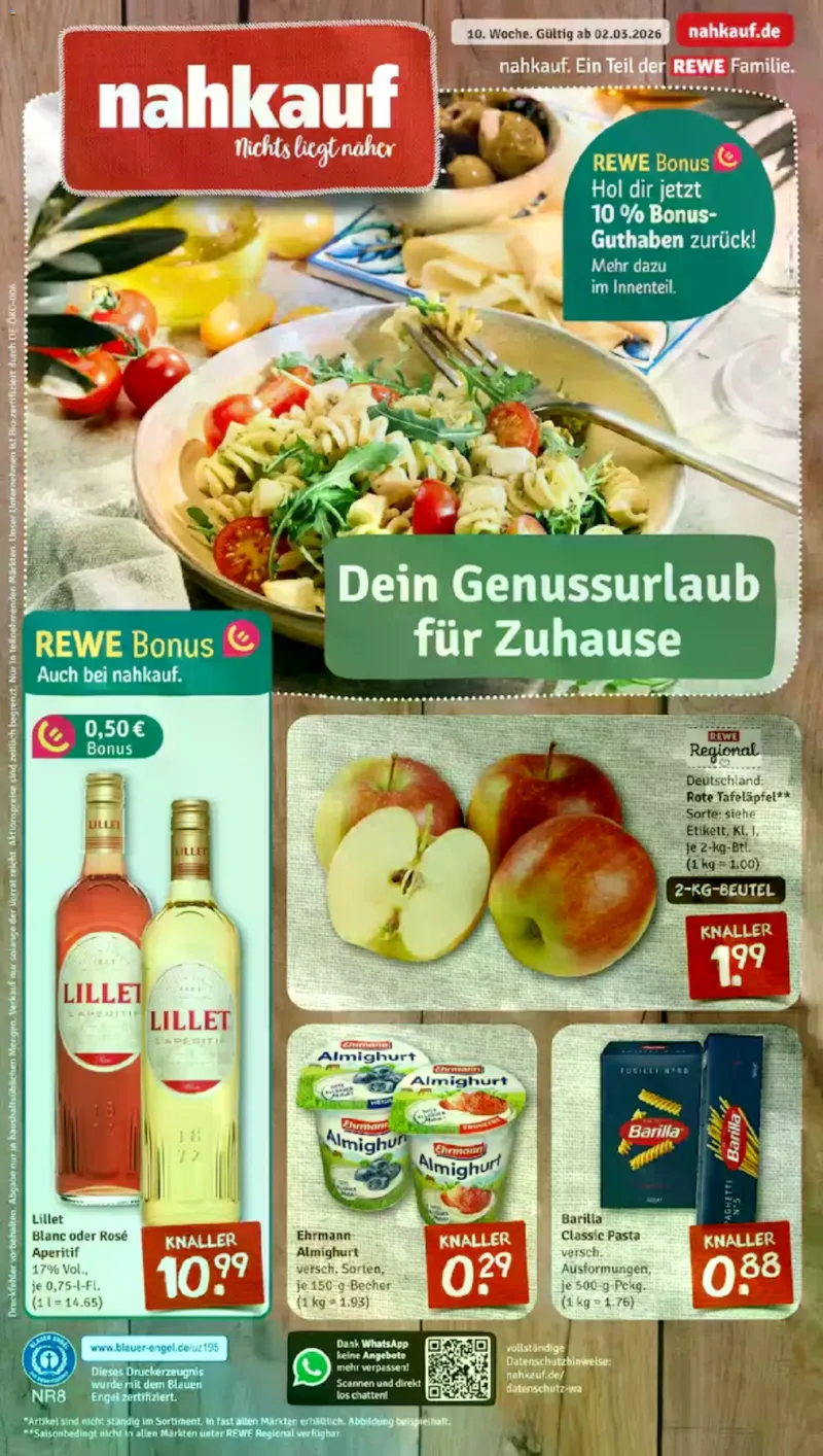 Nahkauf Prospekt vom 02.03.2026, Seite 1