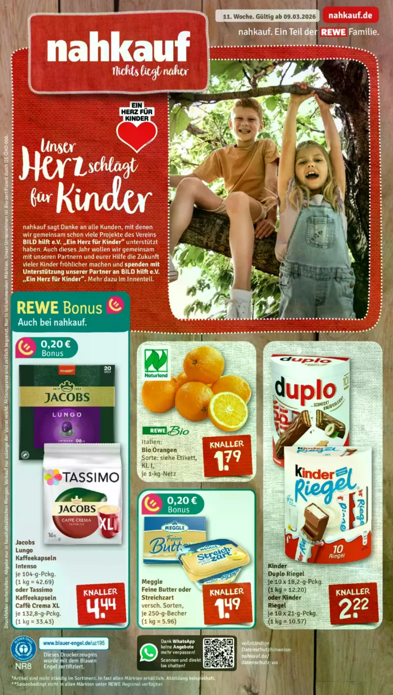 Nahkauf Prospekt vom 09.03.2026, Seite 1