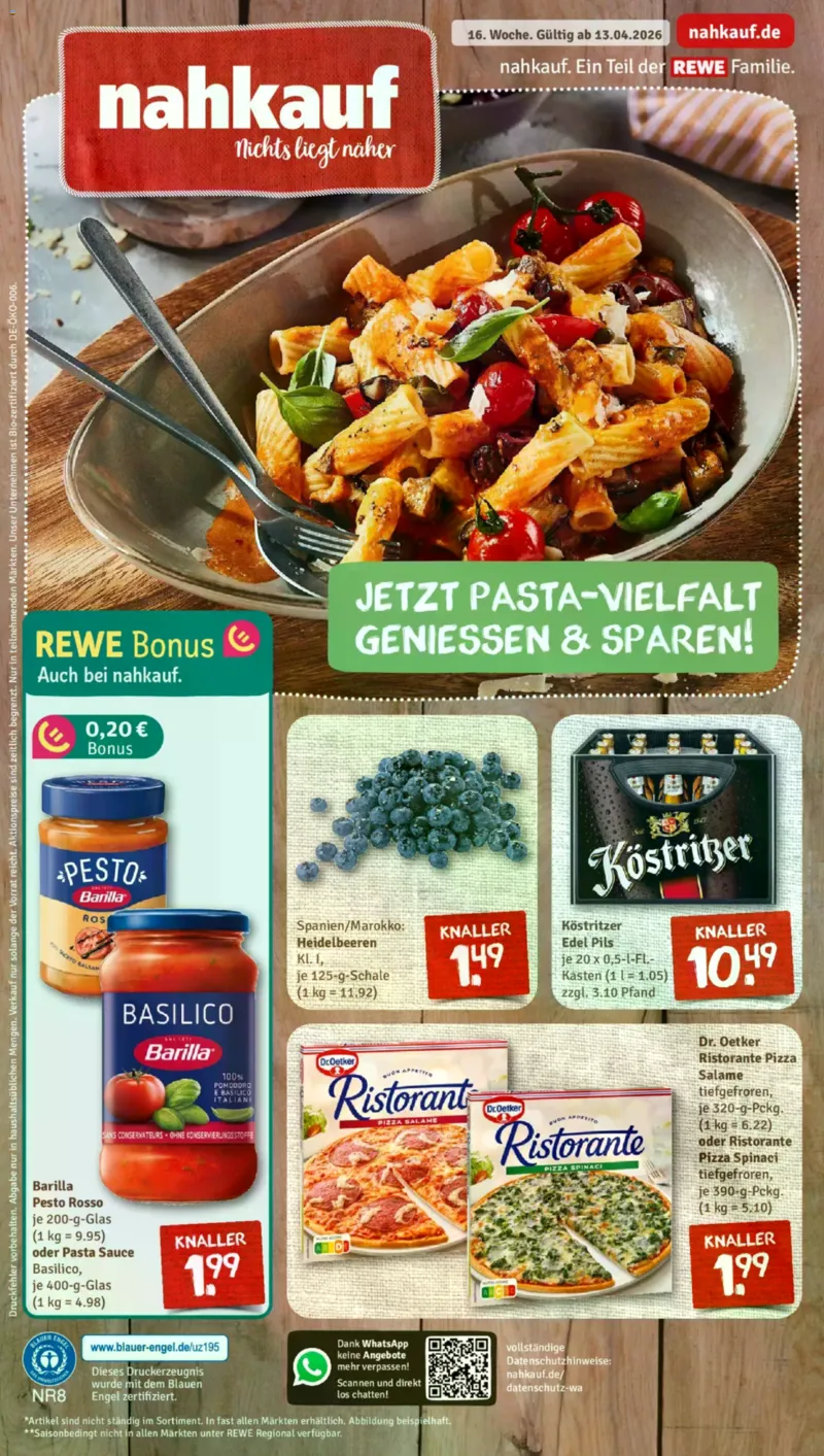 Nahkauf Prospekt vom 13.04.2026, Seite 1