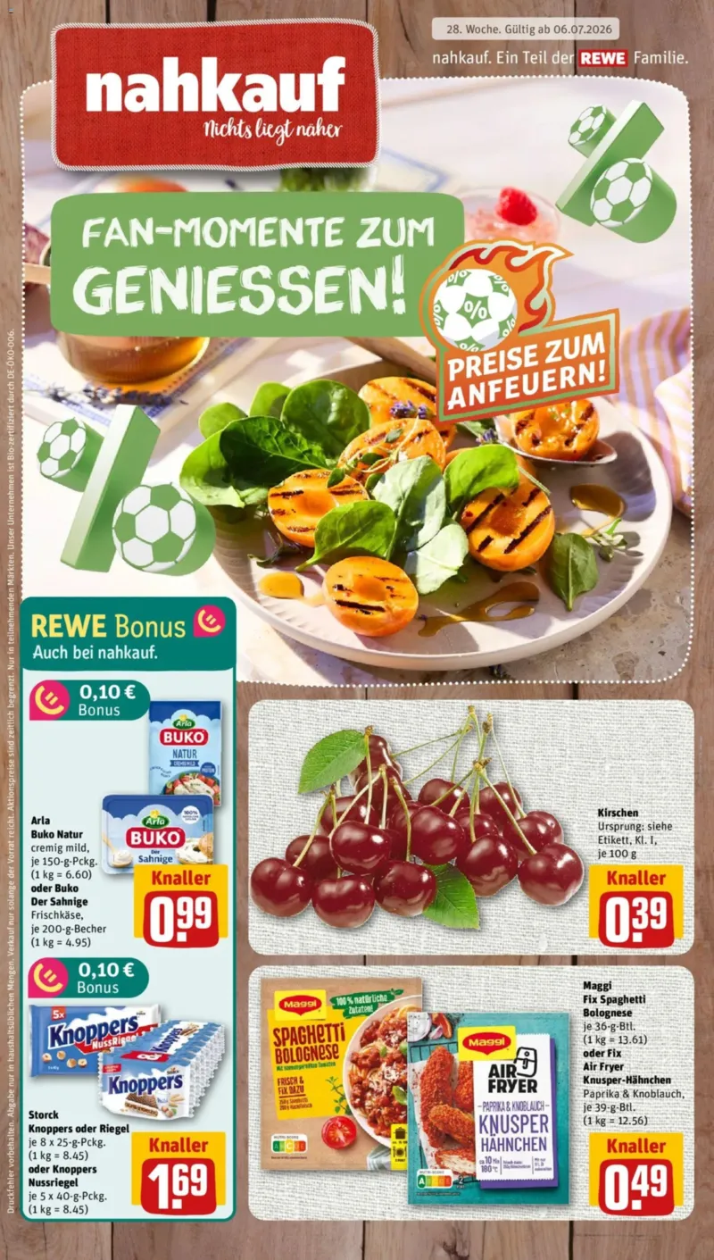 Nahkauf Prospekt vom 06.07.2026, Seite 1