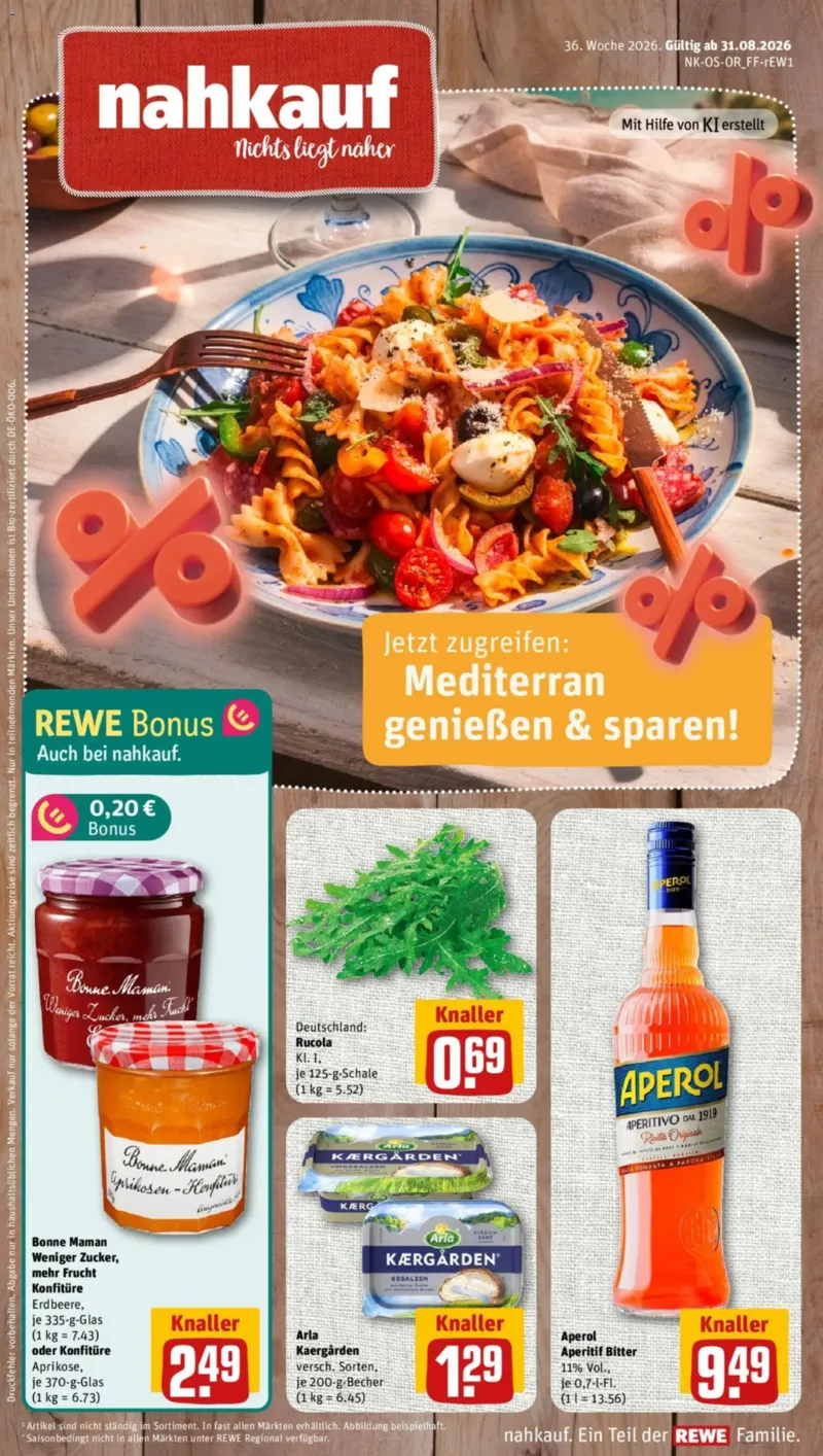 Nahkauf Prospekt vom 31.08.2026, Seite 1