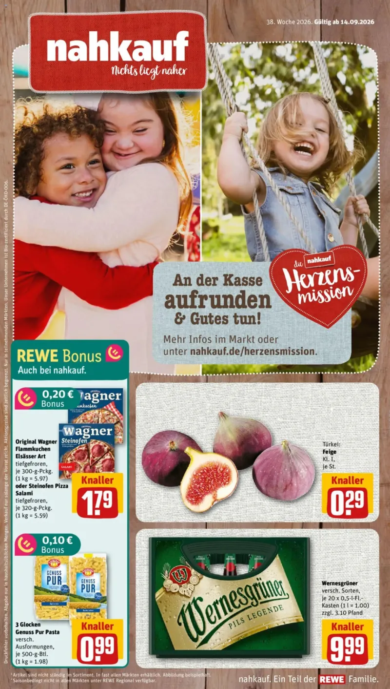 Nahkauf Prospekt vom 14.09.2026, Seite 1