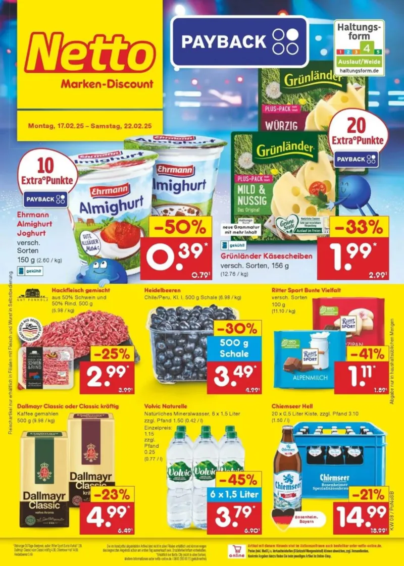 Netto Marken-Discount Prospekt vom 17.02.2025, Seite 1