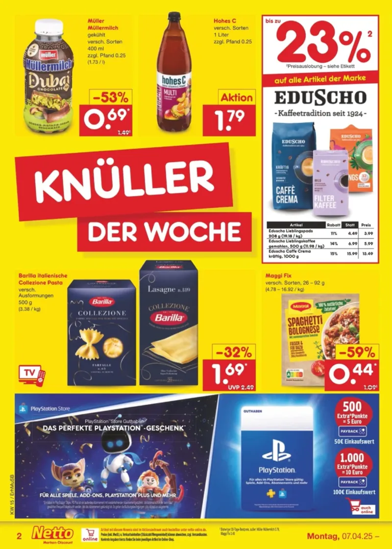 Netto Marken-Discount Prospekt vom 07.04.2025, Seite 2