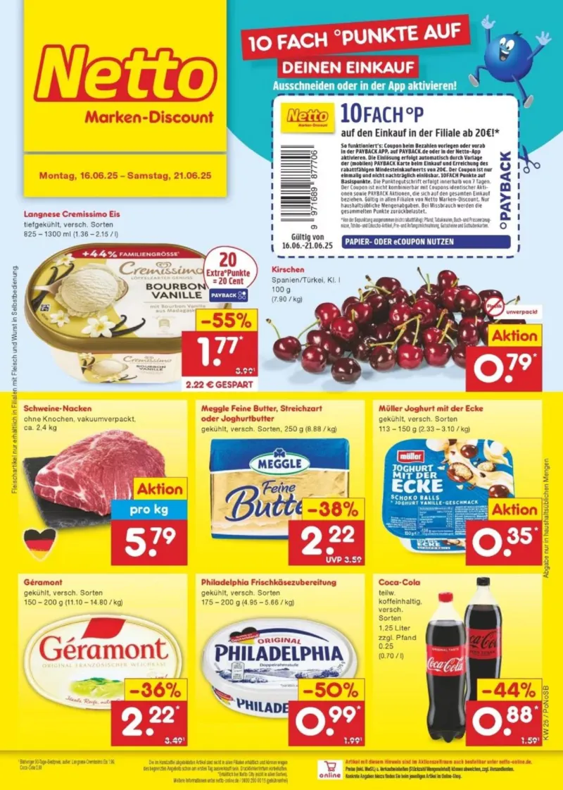 Netto Marken-Discount Prospekt vom 16.06.2025, Seite 1