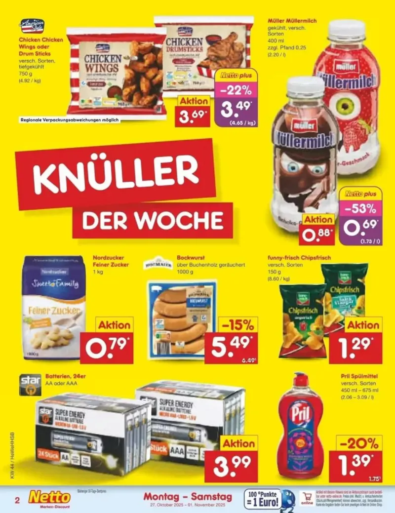 Netto Marken-Discount Prospekt vom 27.10.2025, Seite 2
