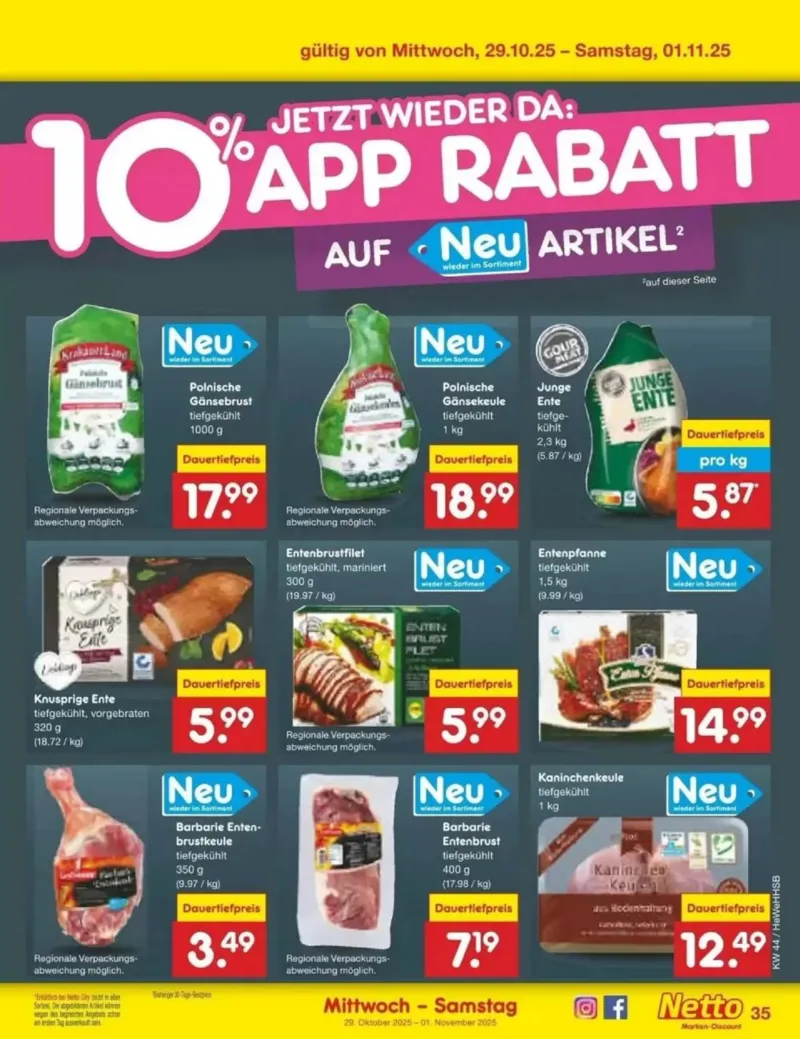 Netto Marken-Discount Prospekt vom 27.10.2025, Seite 39