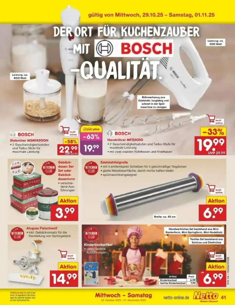 Netto Marken-Discount Prospekt vom 27.10.2025, Seite 45