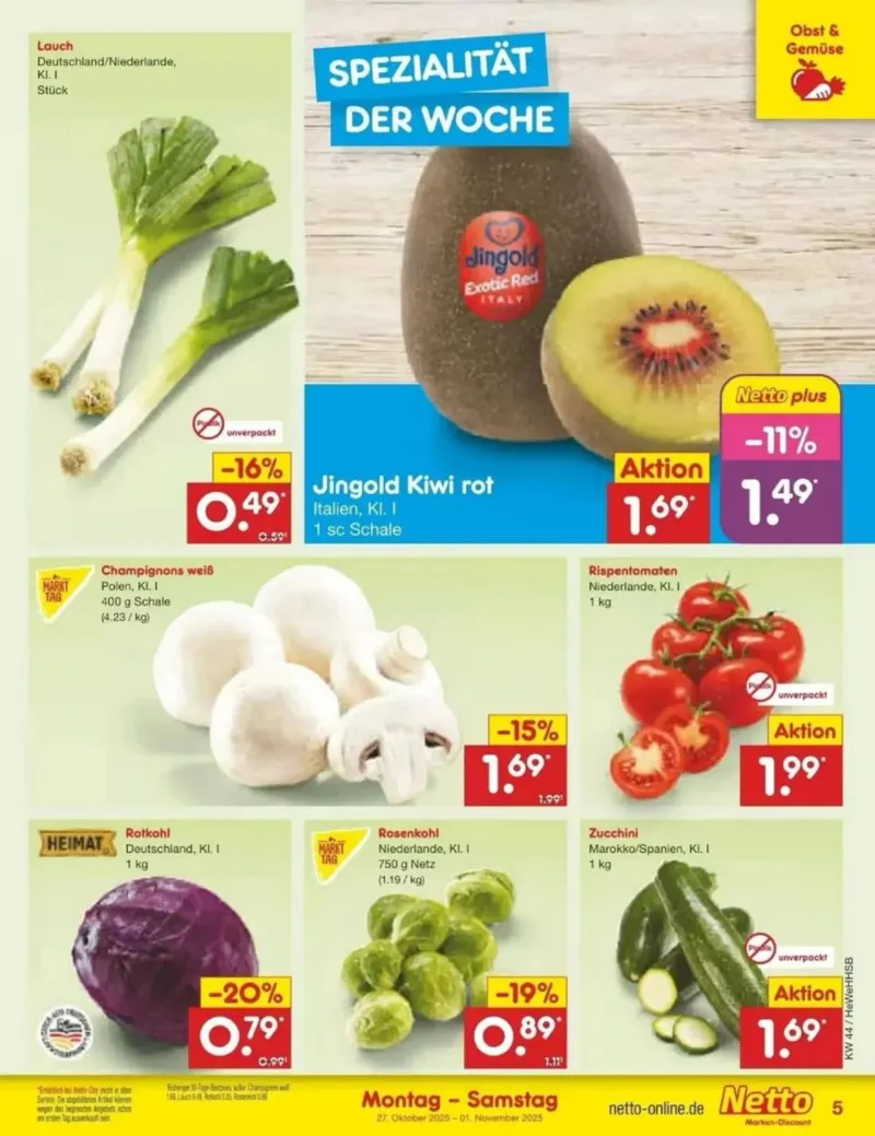 Netto Marken-Discount Prospekt vom 27.10.2025, Seite 5