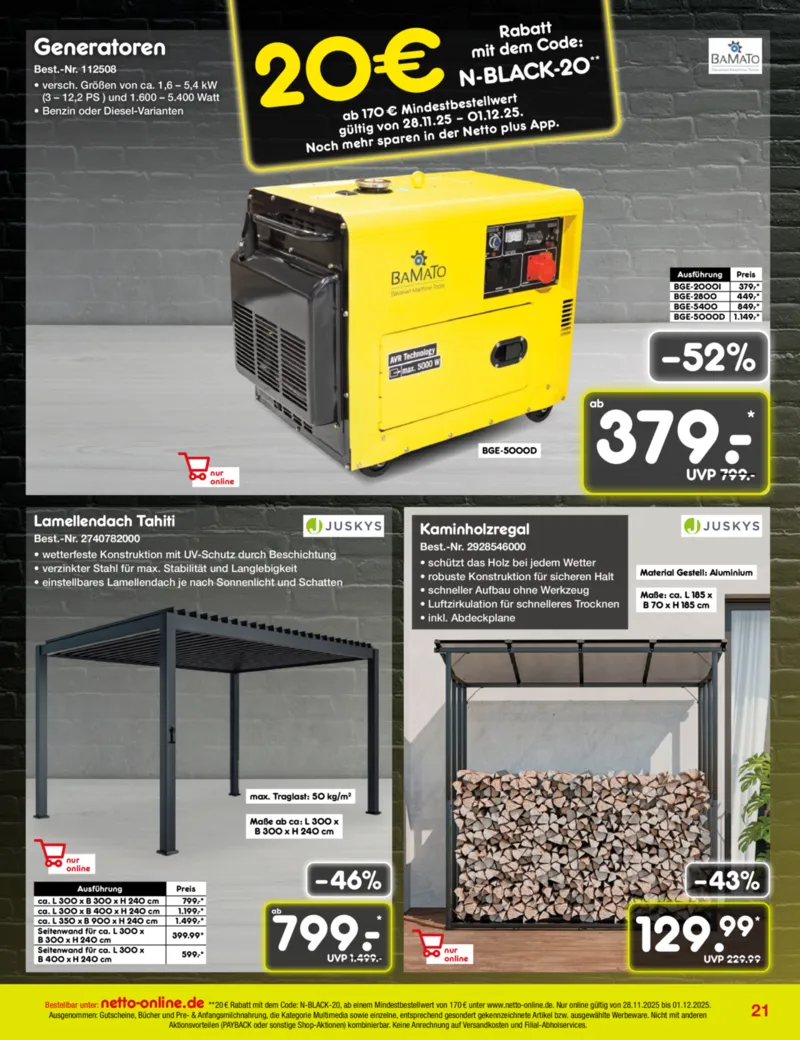 Netto Marken-Discount Prospekt vom 30.10.2025, Seite 21