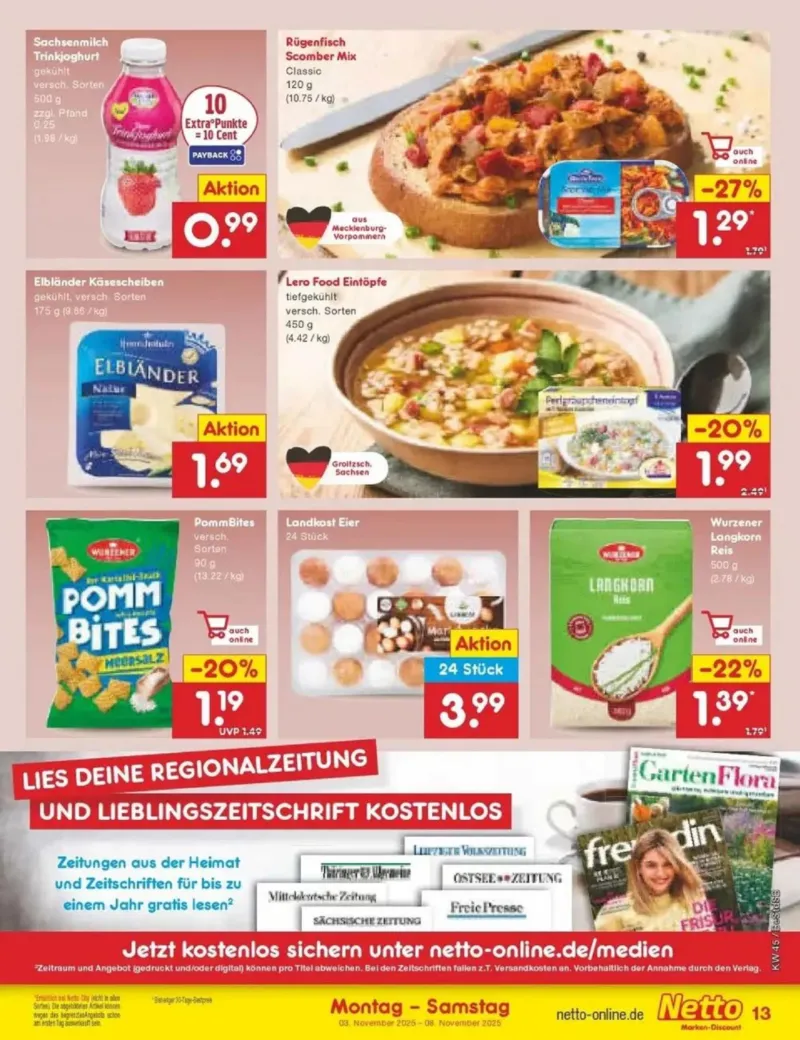 Netto Marken-Discount Prospekt vom 03.11.2025, Seite 13