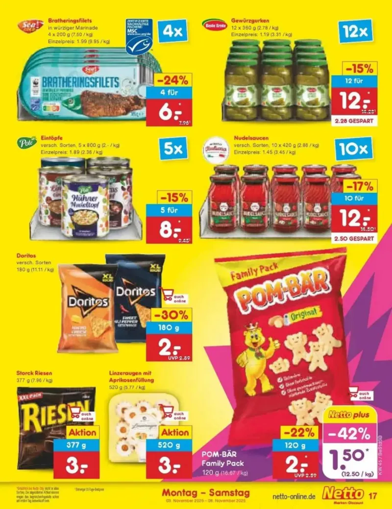 Netto Marken-Discount Prospekt vom 03.11.2025, Seite 17
