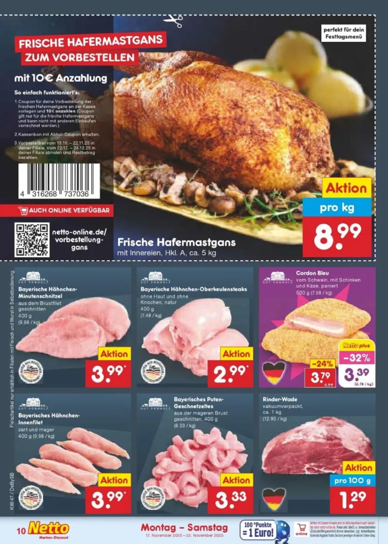 Netto Marken-Discount Prospekt vom 17.11.2025, Seite 10