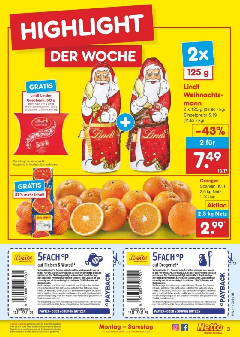 Netto Marken-Discount Prospekt vom 17.11.2025, Seite 3