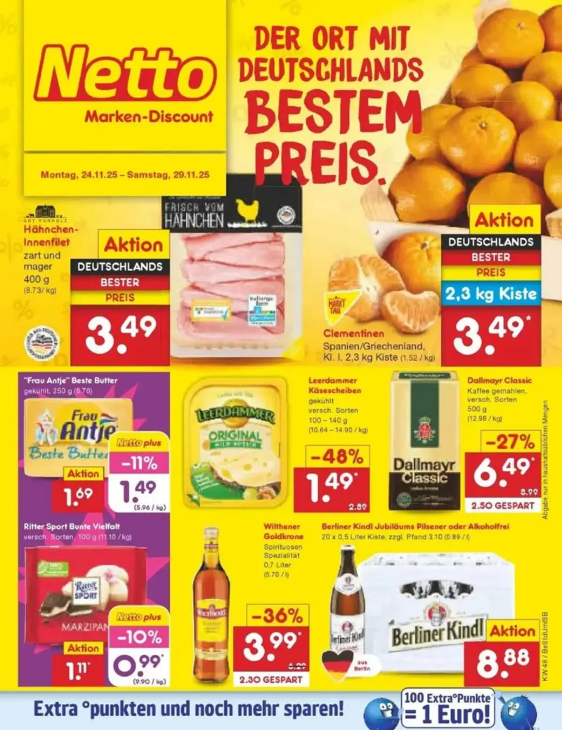 Netto Marken-Discount Prospekt vom 24.11.2025, Seite 1
