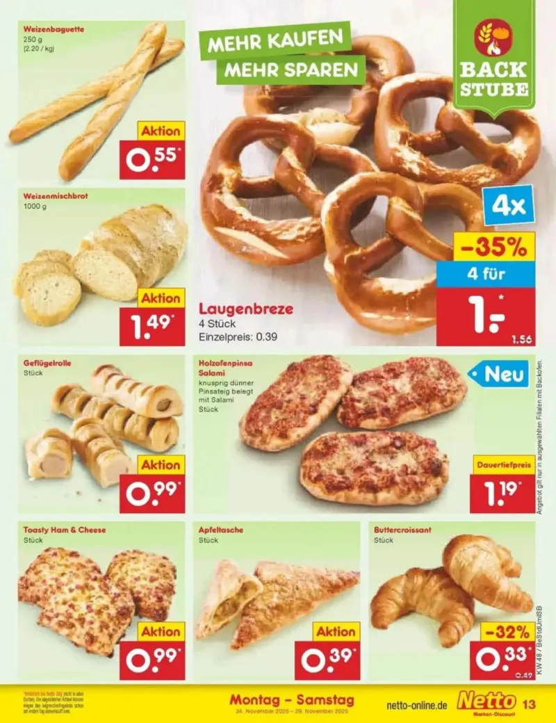 Netto Marken-Discount Prospekt vom 24.11.2025, Seite 13