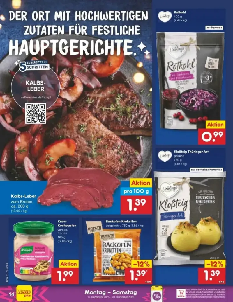 Netto Marken-Discount Prospekt vom 15.12.2025, Seite 14