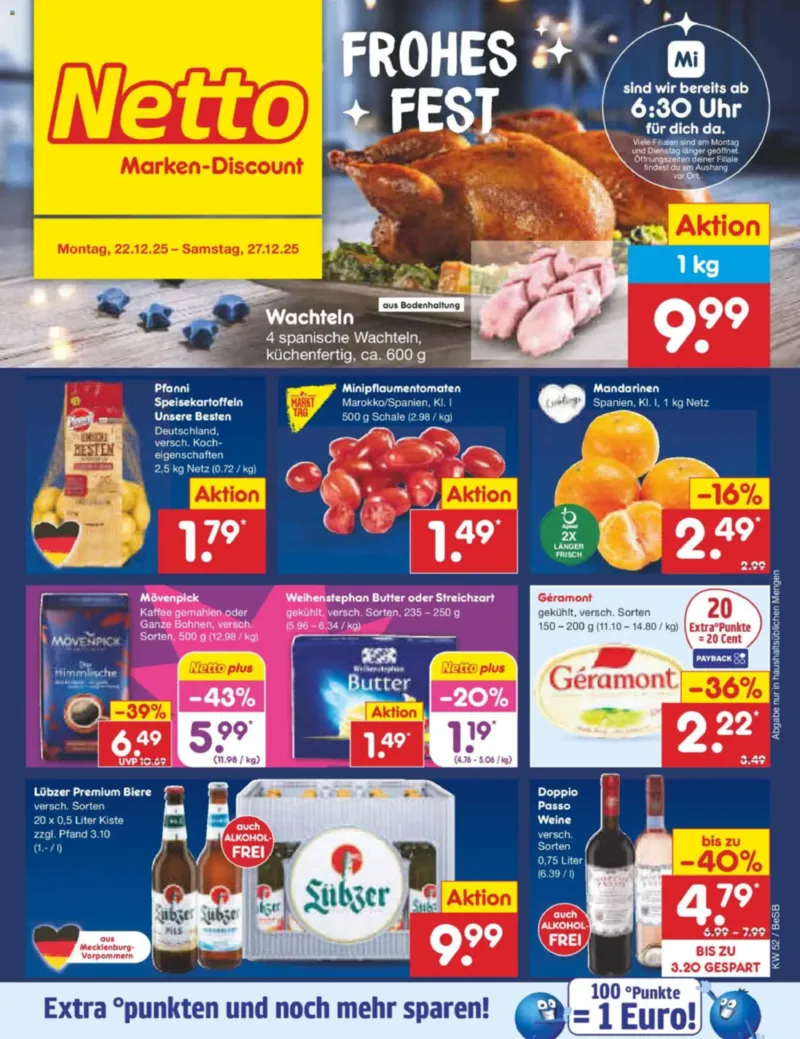 Netto Marken-Discount Prospekt vom 22.12.2025, Seite 1