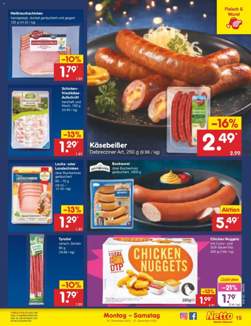 Netto Marken-Discount Prospekt vom 22.12.2025, Seite 15