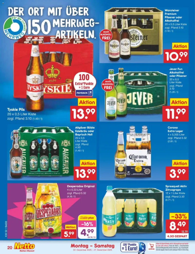 Netto Marken-Discount Prospekt vom 22.12.2025, Seite 20