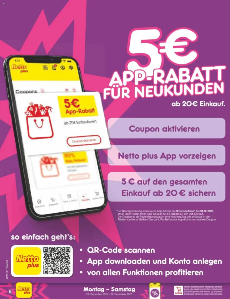 Netto Marken-Discount Prospekt vom 22.12.2025, Seite 6