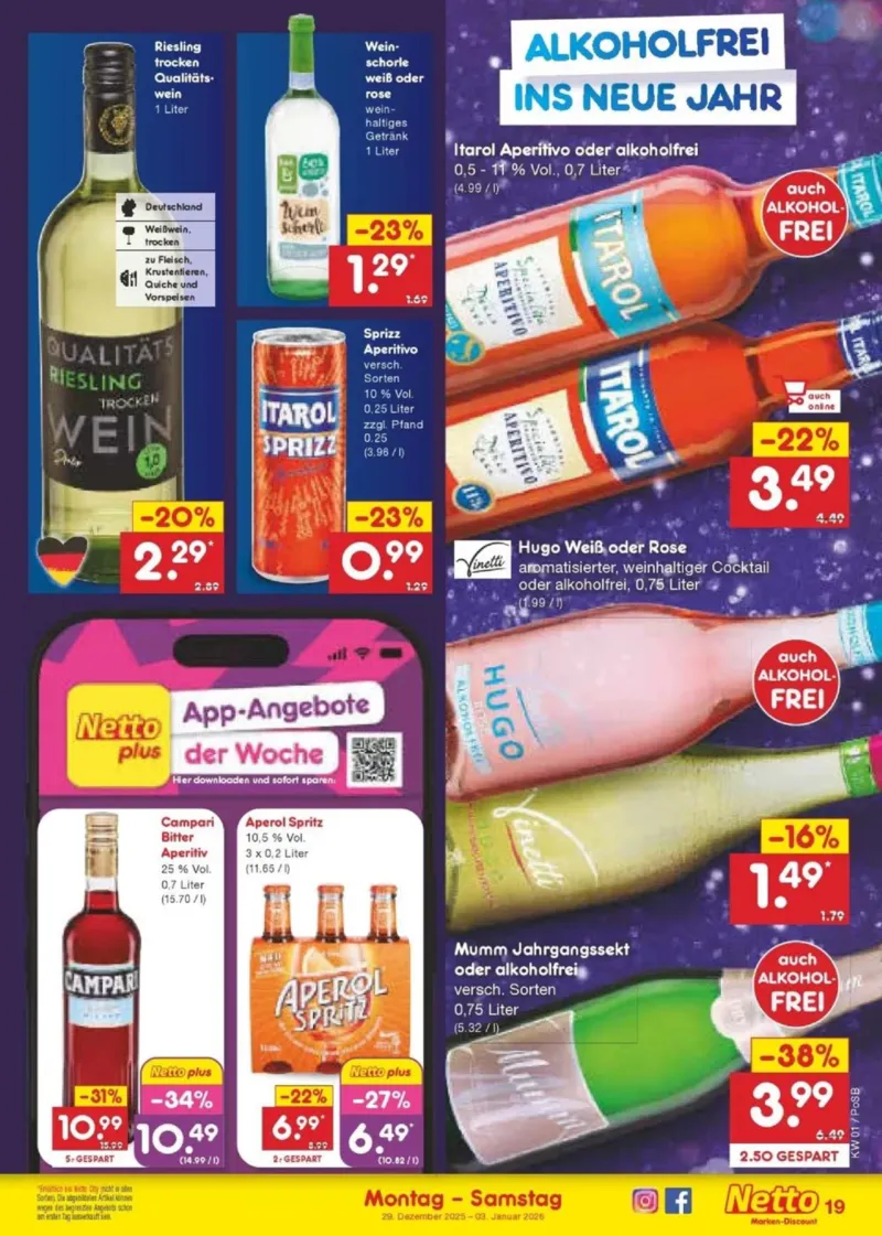 Netto Marken-Discount Prospekt vom 29.12.2025, Seite 19
