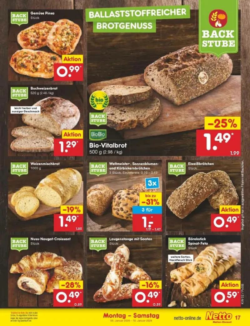 Netto Marken-Discount Prospekt vom 05.01.2026, Seite 17