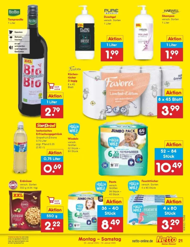 Netto Marken-Discount Prospekt vom 05.01.2026, Seite 21