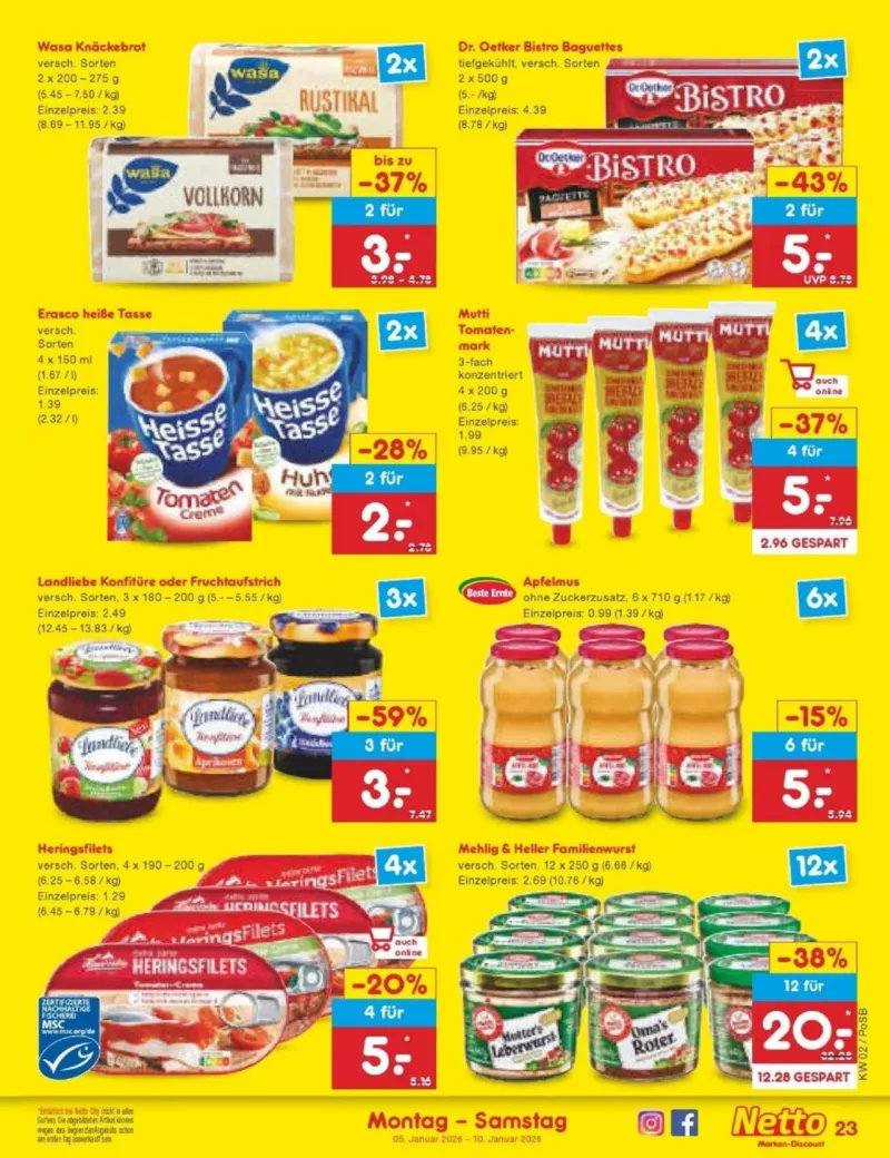 Netto Marken-Discount Prospekt vom 05.01.2026, Seite 23
